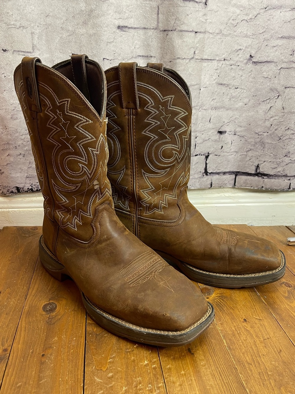 Durango rebel steel toe western work boots size 12D